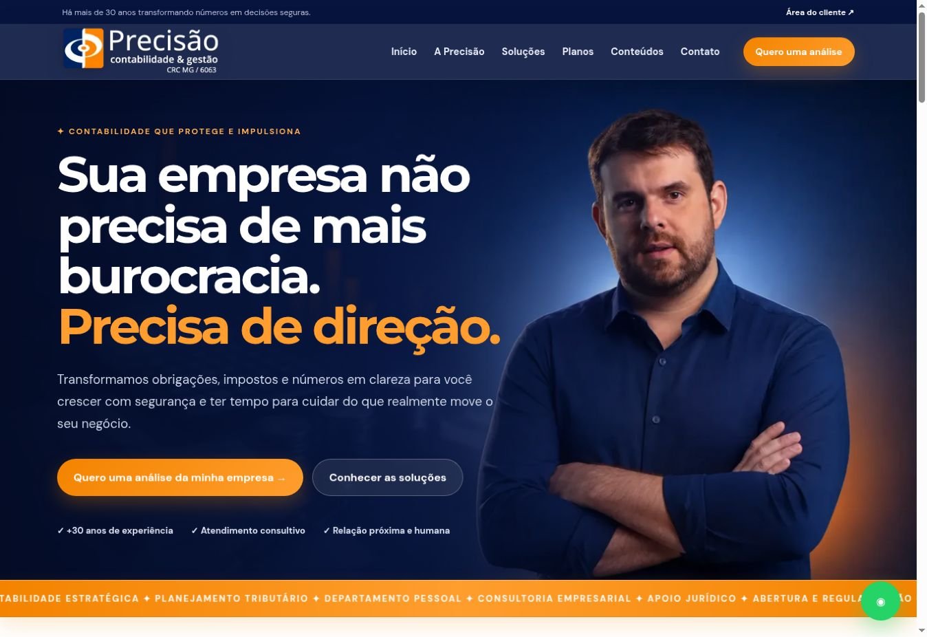 Miniatura do site Precisão Contabilidade